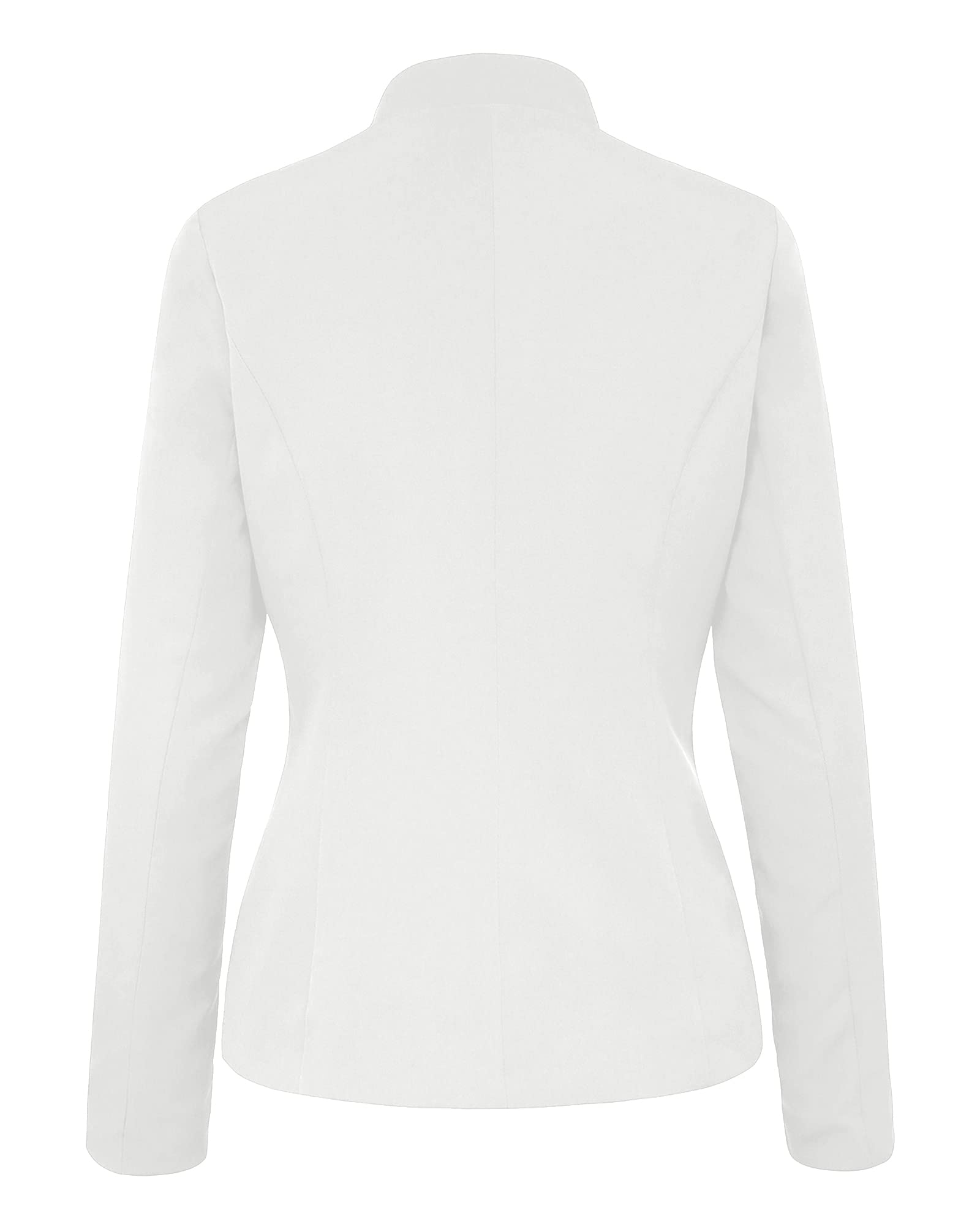 Roskiky Damen Blazer für Frauen, Cardigan, Freizeit Business Jacke, mit Taschen, Deko Knöpfe vorne