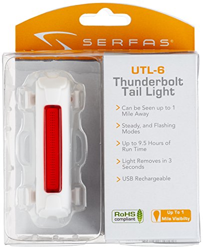 Serfas Thunderbolt USB Taillight, White