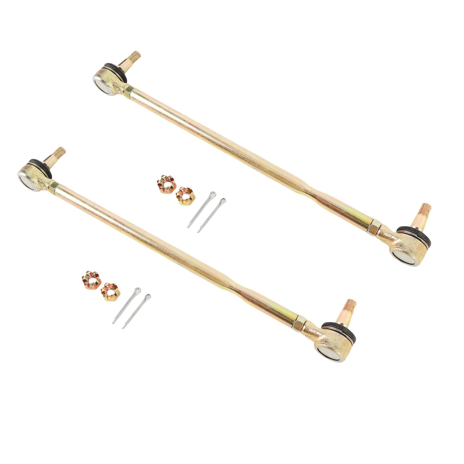 2 zestawy zestaw końcówek drążka kierowniczego pasuje do Warrior 350 YFM350 1987 2004-zastępuje OE 59V 23841 01 00, 59V 23845 01 00, 1UY 23841 01 00, 1UY 23845 01 00-bezpośrednia