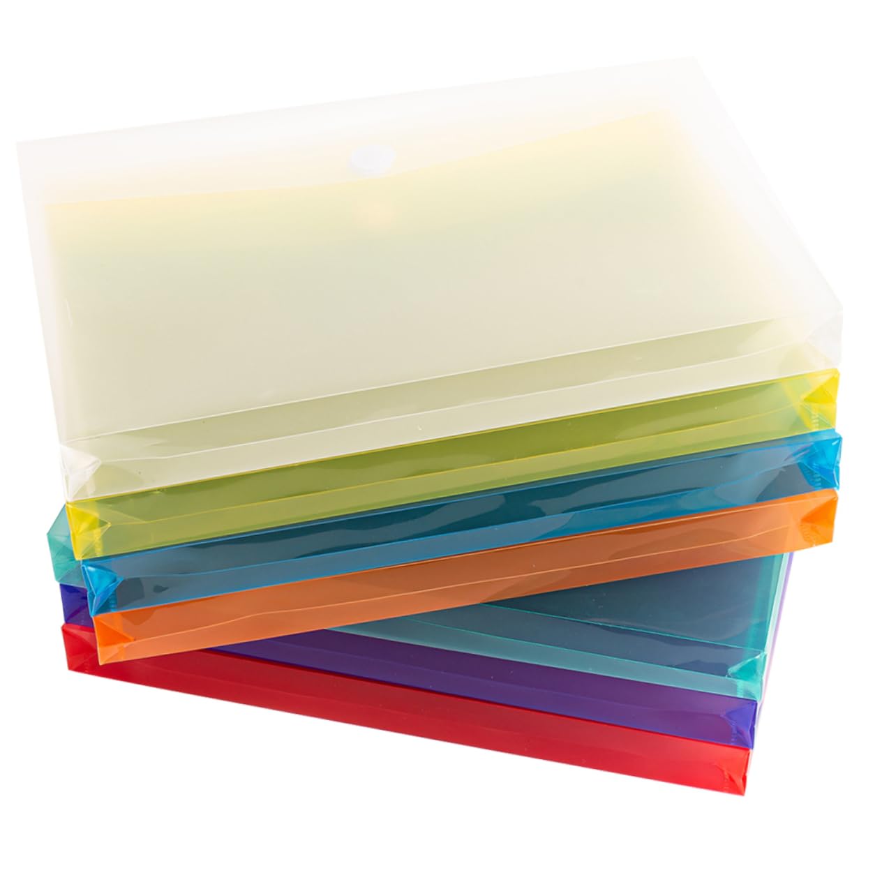 VILLCASE 3 Sätze Aktentasche Dokumententasche Office Sulies Aktenordner Druckknopf A4 Aktentasche Sicheres Kunststoffmaterial 7 Stück * 3