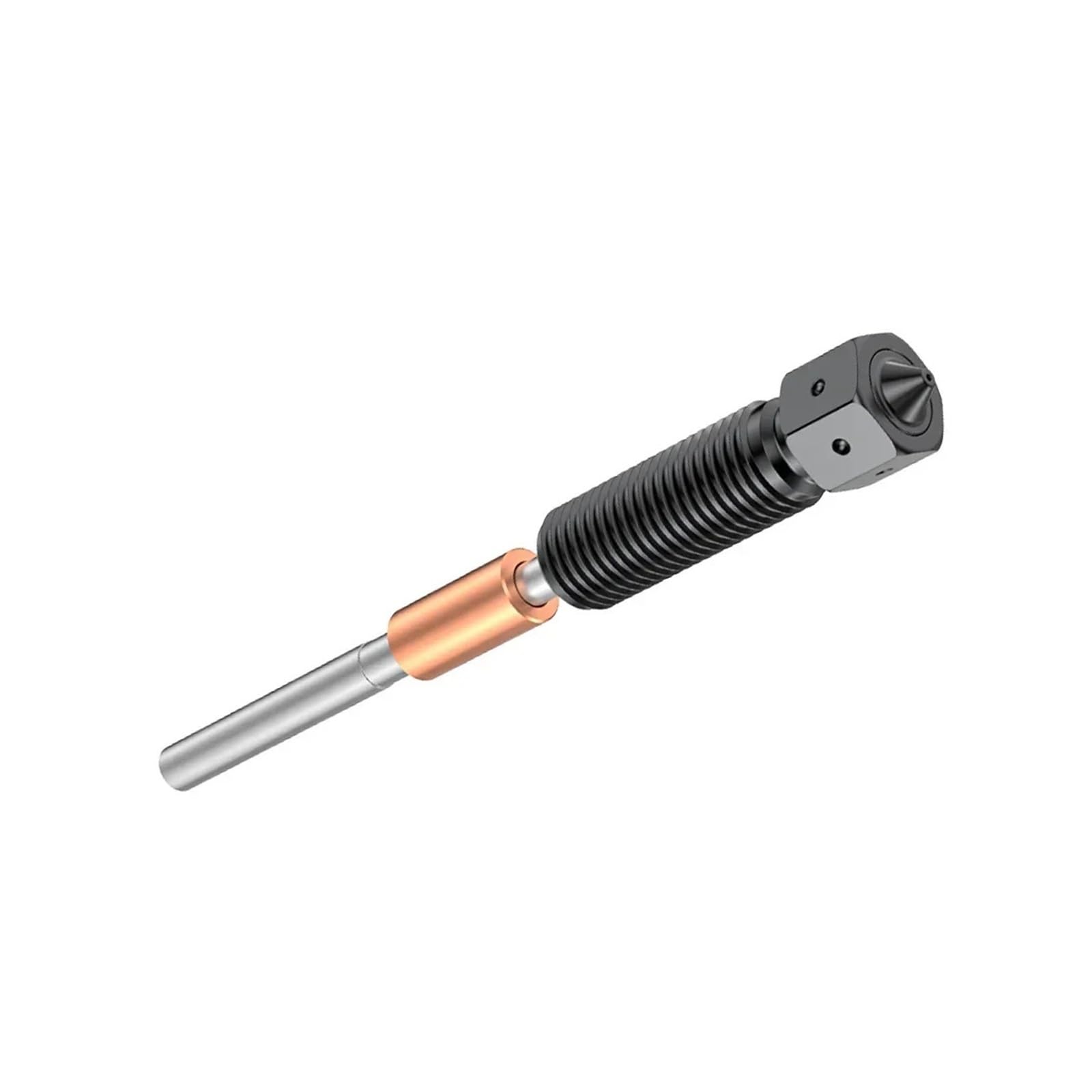 Boquilla de acero endurecido, Conjunto de boquilla alto flujo, aleación Ti acero endurecido 0,4 mm for K1C Ender-3V3