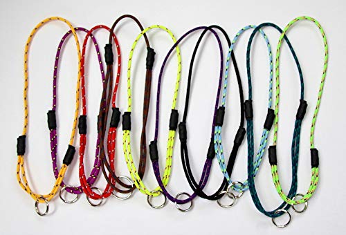 National Leash Mountain Rope Dog Id Collar- Blue Eyes - Small (10"-16") Ultra Lite #TOP2