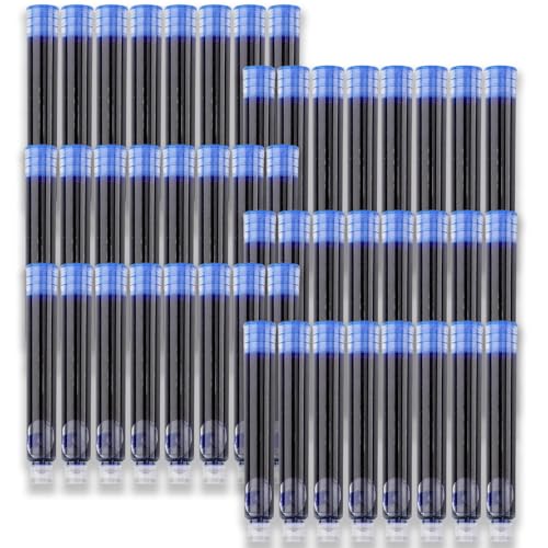 Zymoplas 4 Boxes of 5-Packs, Blue Ink Set, Replaceable Ink Refills, Smooth and uninterrupted to Easy Refills, Diameter, Blue, 0.5mm
