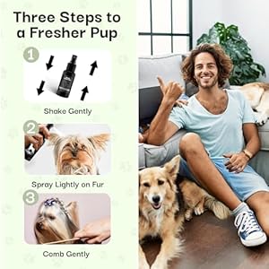 605Products | Premium Dog Cologne and Odor Eliminator – Long Lasting Dog Perfume Made with Essential Oils – Spray Deodorant for Smelly Dogs, Dog Grooming Spray 3pack (Lavender, 2oz Spray Bottles)