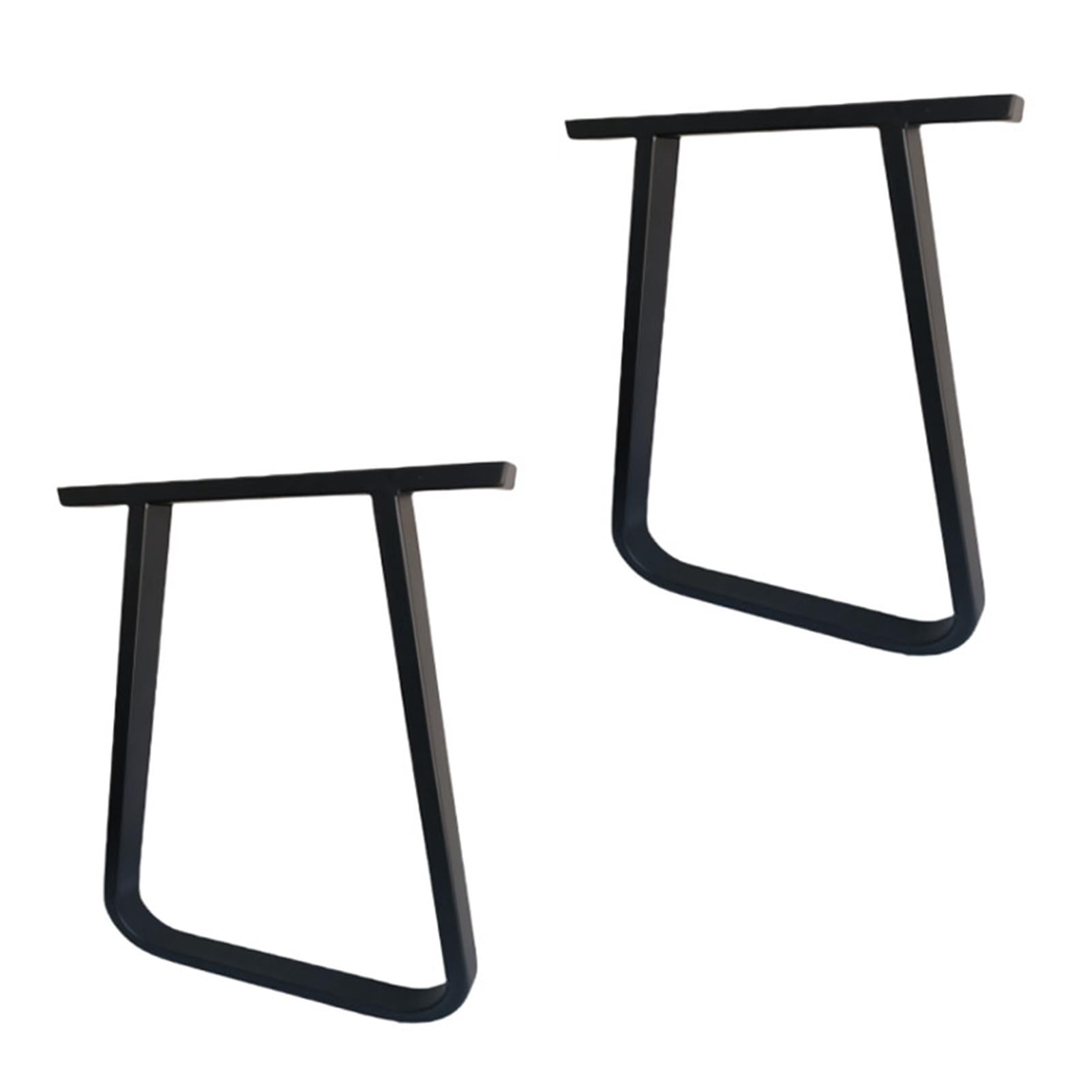 Pieds de table de salle à manger en métal noir DIY pour meuble industriel