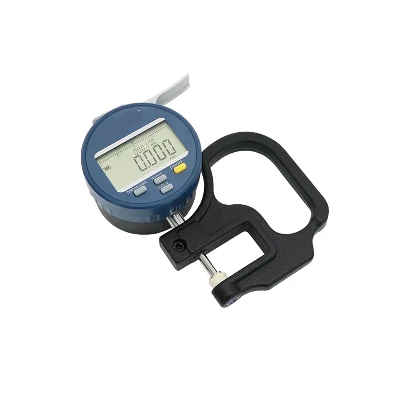Gamma di misuratori spessore digitali for batteria ricaricabile da 0-10 mm 0,001 for strumento misurazione del filo stoffa in pelle carta per officina meccanica(DJ-GS5318-0-10 30mm)