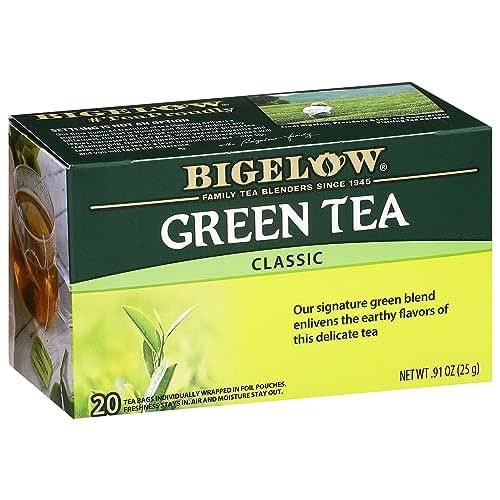 Bigelow Tea Classic Green Tea, Caffeinated Tea, 20 Count Box