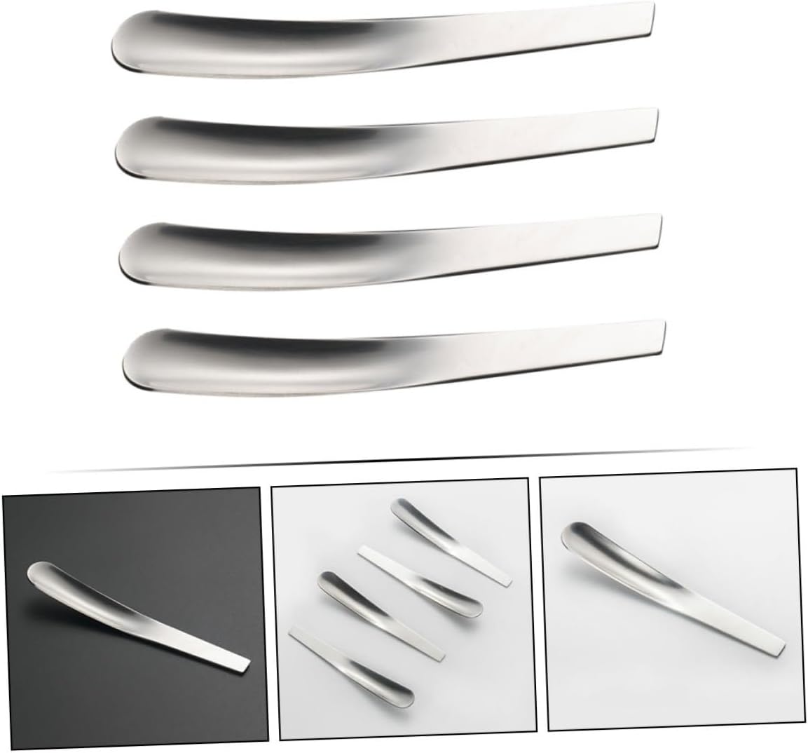 Ciieeo 12pcs Stainless Steel Dessert Spoons Serving Spoons Kitchenware Easy to Clean
