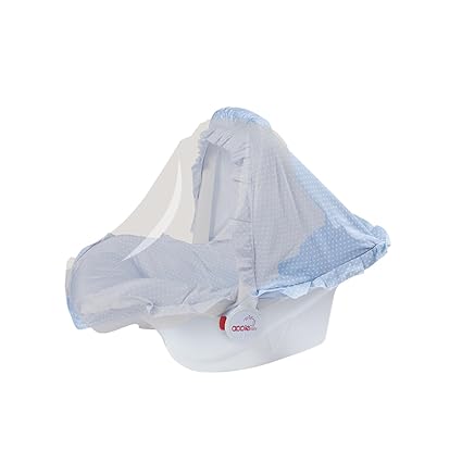 Apple Baby Cozy Baby Carry Cot, Rocking Chair with Soft Pada Cushioned, 3 Point Safety Belt, Safety Belt Lap Belt, 4 in 1 Multi Purpose Kids Carry Cot, Rocker Light 0-3 Year | BC126_Light Blue