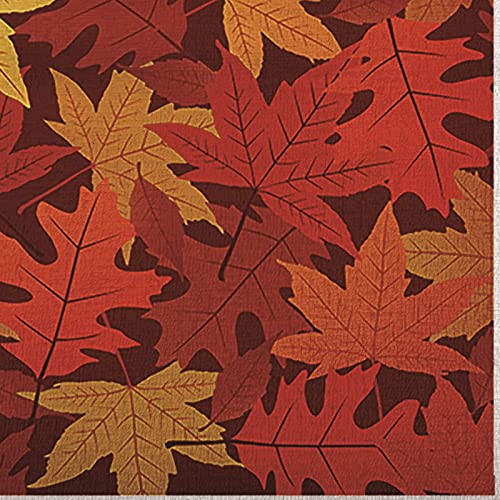 Plaid chaude et douce imprimé feuilles d'érable pour cocooning au salon - 5