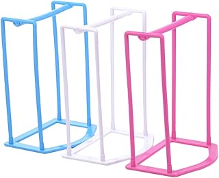 KOMBIUDA 3pcs Clothes Storage Rack Plastic Organizer Hanger Stacker Holder Multipurpose Hanger Coat Hanger Stacker White Clothing Rack Home Storage Racks Multifunction Locker Rack
