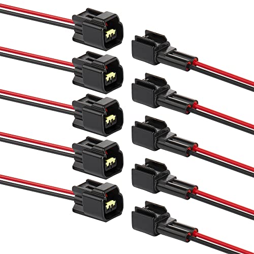 Kit Cablaggio Tedesco 16 AWG Connettori Elettrici Tedeschi 2 Poli - Kit 6 Pezzi, IP67 Impermeabile, 16 AWG Con Tubo Termoretraibile 2 Poli Impermeabili Ip67 - Foto 13