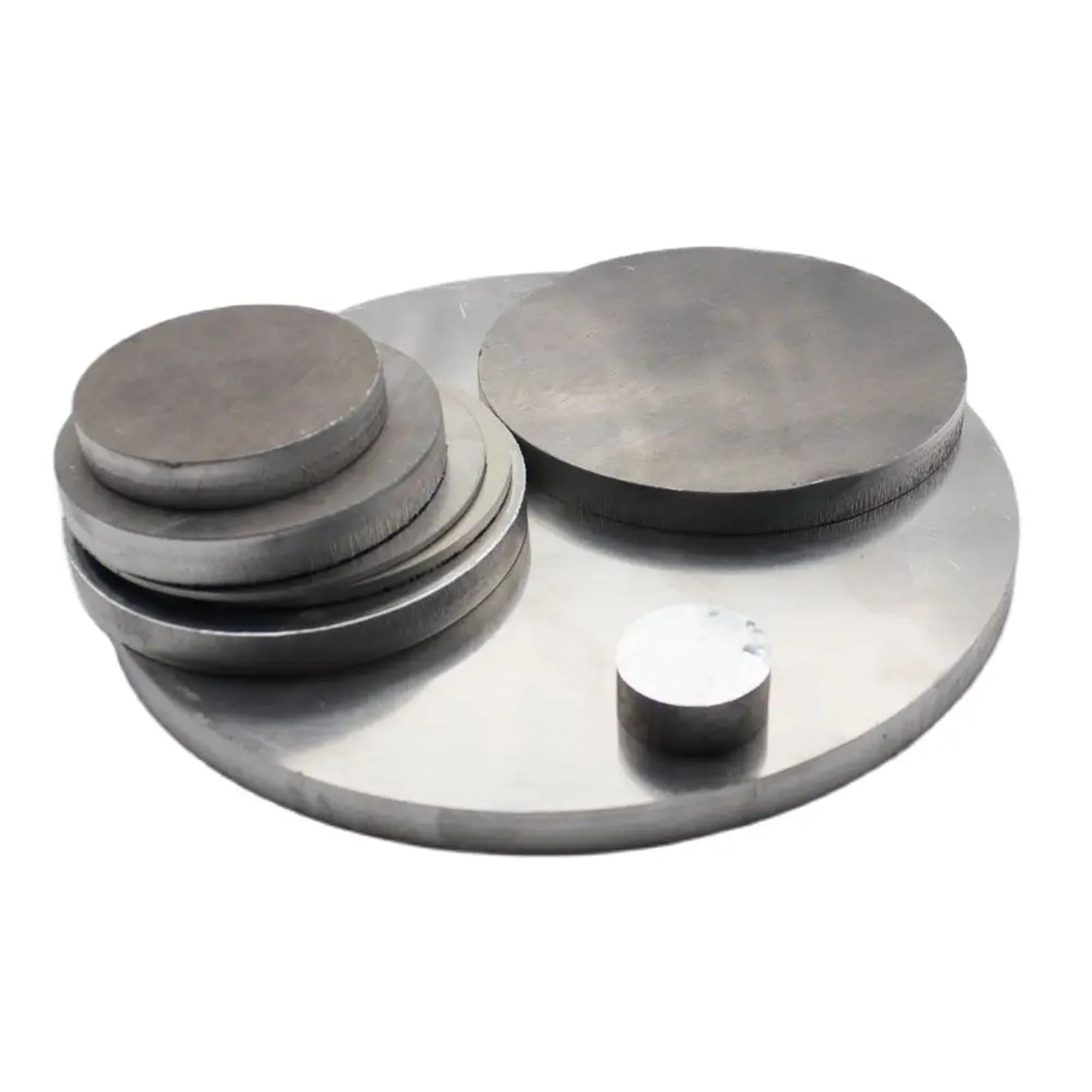 Rundblech aus Edelstahl 304, Runde Blechplatte aus reinem Aluminium, mehrere Größen(200x4mm 1pc)