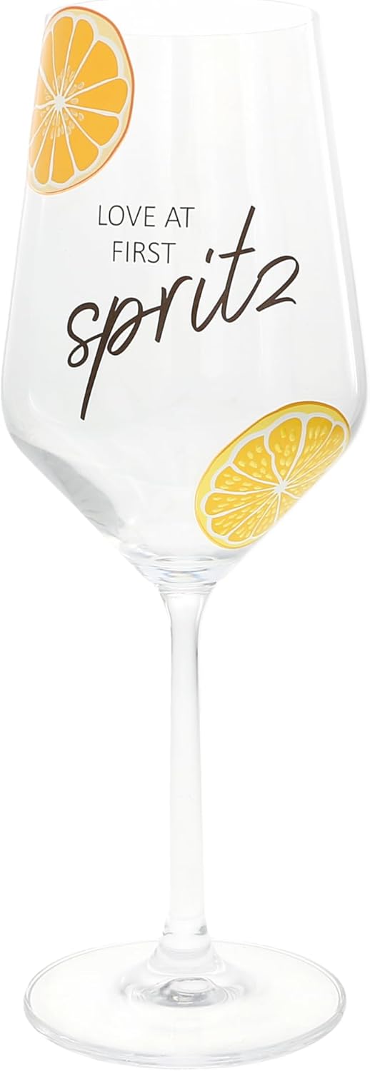 Pavilion Gift Company- Spritz - 18 oz Wine Glass Mediterranean Summer Vibrant Wine Lover Vineyard