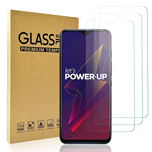 KLYEU Protecteur D'écran pour Wiko Power U20, protecteur d'écran film de protection film blindé HD 9H film Verre Trempé Compatible avec Wiko Power U20 3 pièces