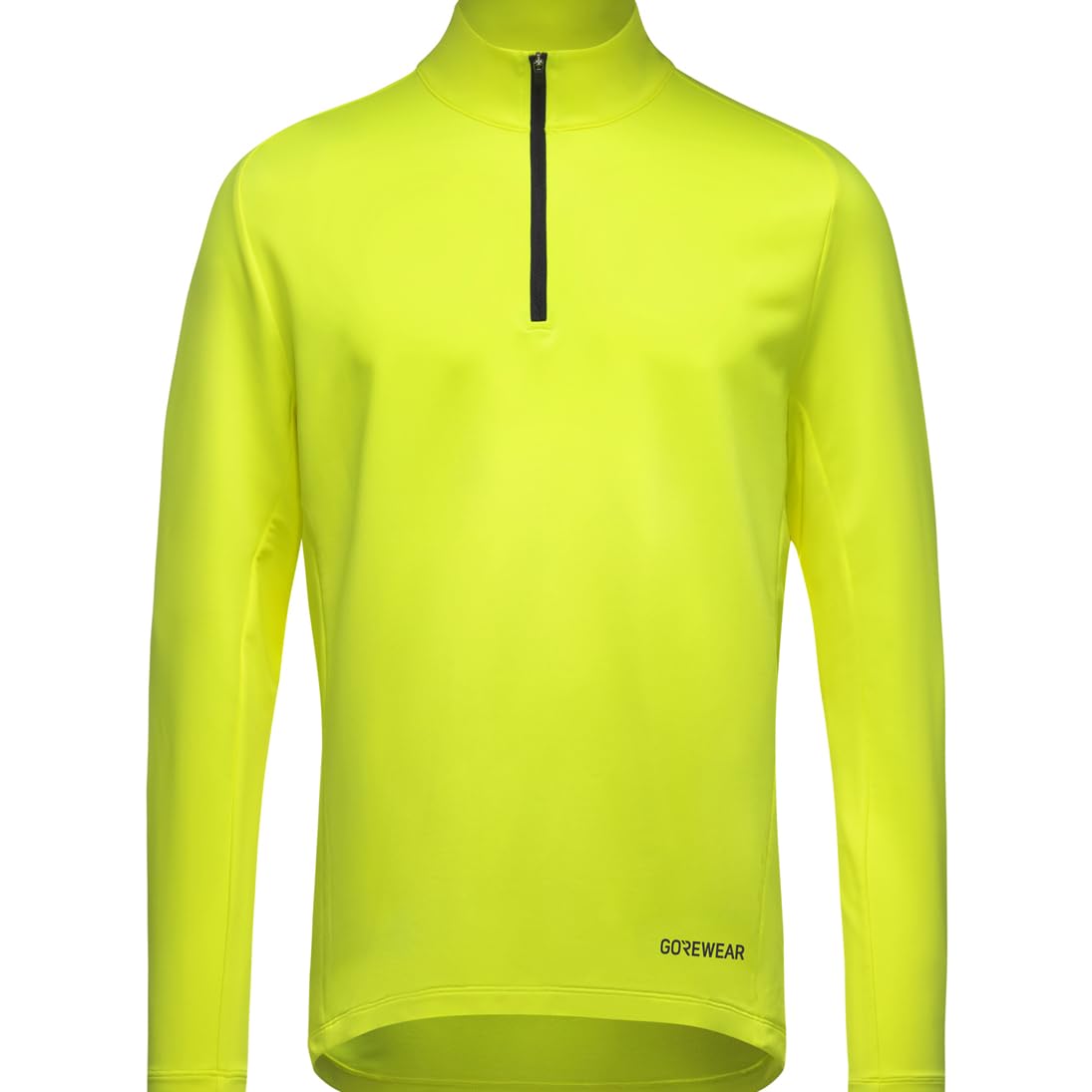 GORE WEAR Everyday Mid 1/4 Zip Mens, Neon Yellow, S