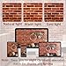 Abyssaly Brick Wallpaper Peel and Stick Red Brick Contact Paper for Bedroom 17.7