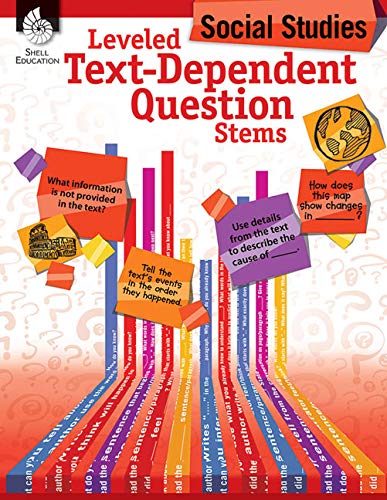Amazon.com: Leveled Text-Dependent Question Stems: Social Studies ebook ...