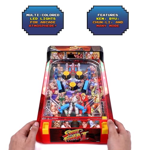 Merchant Ambassador Street Fighter II Arcade Pinball, Electronic Game by Menkind - Used condition - Image 7