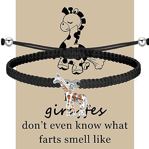 CENWA Pulsera de jirafa para amantes de la jirafa, regalo para amantes de los...