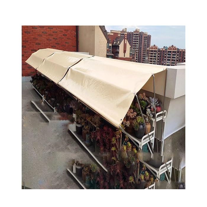 Lona Impermeable, Lona De 16 Milésimas Impermeable, Gruesa Lona Resistente con Ojales Reforzados For Leña, Techos, Camping, Patios, Piscinas(2x3m)