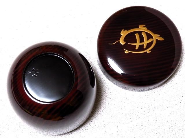 大棗 大亀老師亀の絵 指物師 稲尾誠中斎 共箱 栞 共布 茶道具