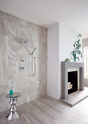 Delta Faucet 4-Spray H2Okinetic Wall-Mount Hand Held Shower With Hose, Chrome 55552 #TOP4