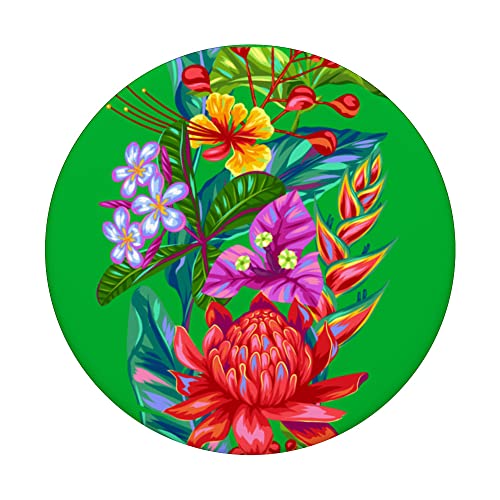 Aesthetic And Cozy Flower Mood Design For Beauty Searchers PopSockets Adhesive PopGrip, Black - Image 3