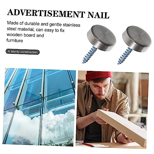 GLEAVI 5 sets de tapas decorativas para tornillos para tablero publicitario miniatura 2