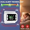 2 Packs 5-in-1 Carbon Monoxide Detector, Plug-in & Battery Backup Carbon Monoxide Alarm, Combustible Gas & Smoke Alarm with Temperature/Humidity Sensor, Natural Gas Leak Detector for Home, Travel, RV