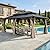 SEEHILL 12' x 20' Hardtop Gazebo, Outdoor Patio Gazebo, Aluminum Frame Patio Hardtop Gazebos with Netting and Curtain, Outdoor Patio Pergola with Double Steel Roofs for Deck, Lawns, Parties, Sandstone