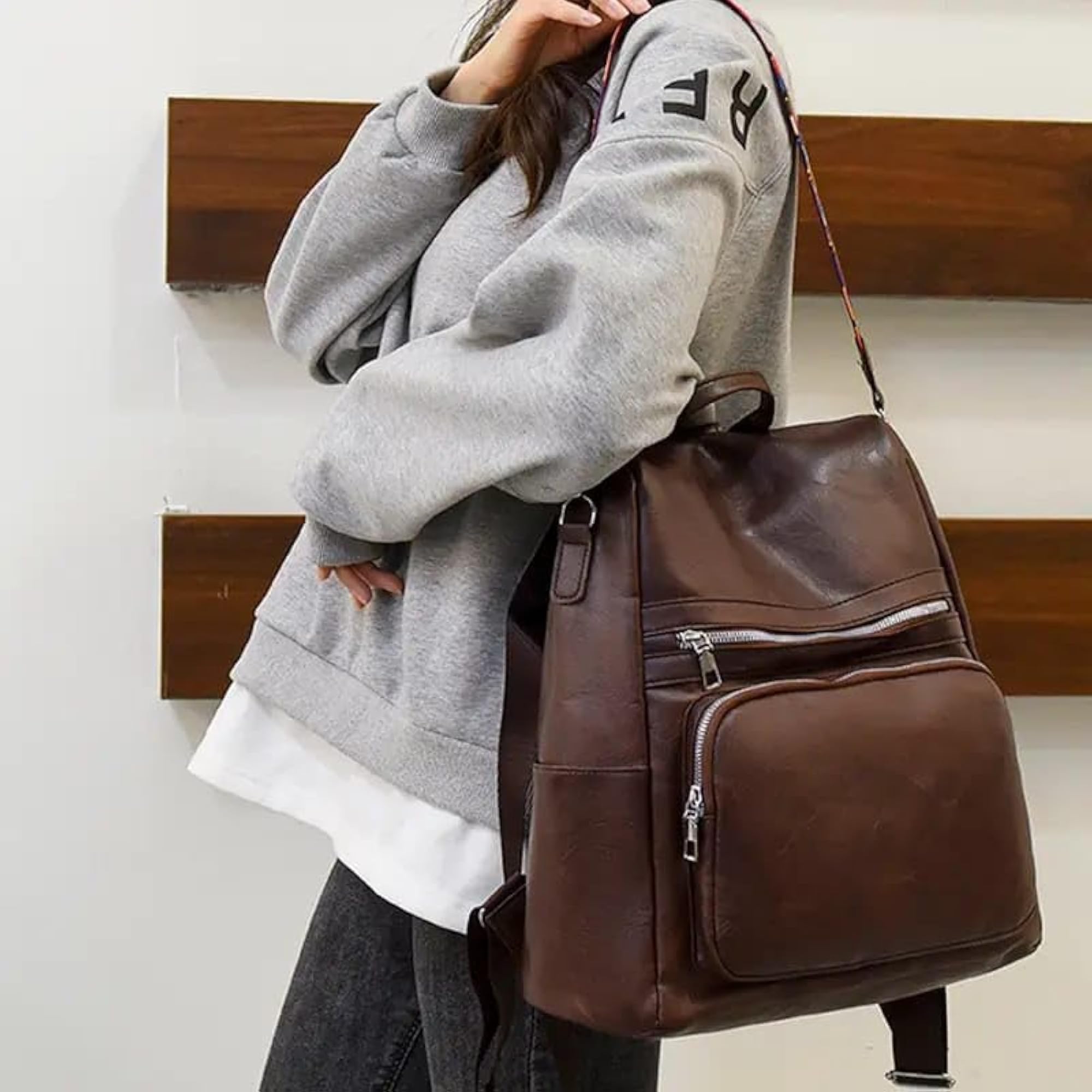 Large Capacity Multifunctional Women's Backpack, Stylish Gift