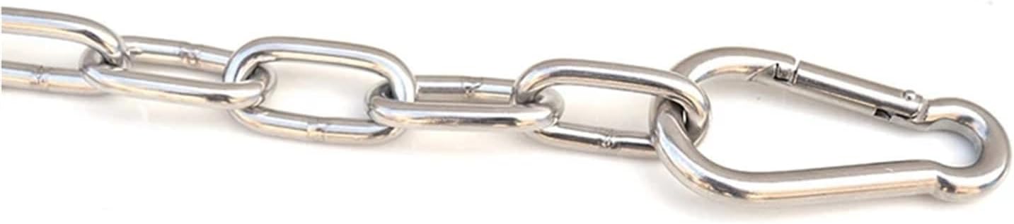 Snap Clips Snap Hooks 304/316 Stainless Steel Heavy Duty Clip Spring Hook Buckle Outdoor Camping Tools(M9x90mm,304 Stainless Steel)