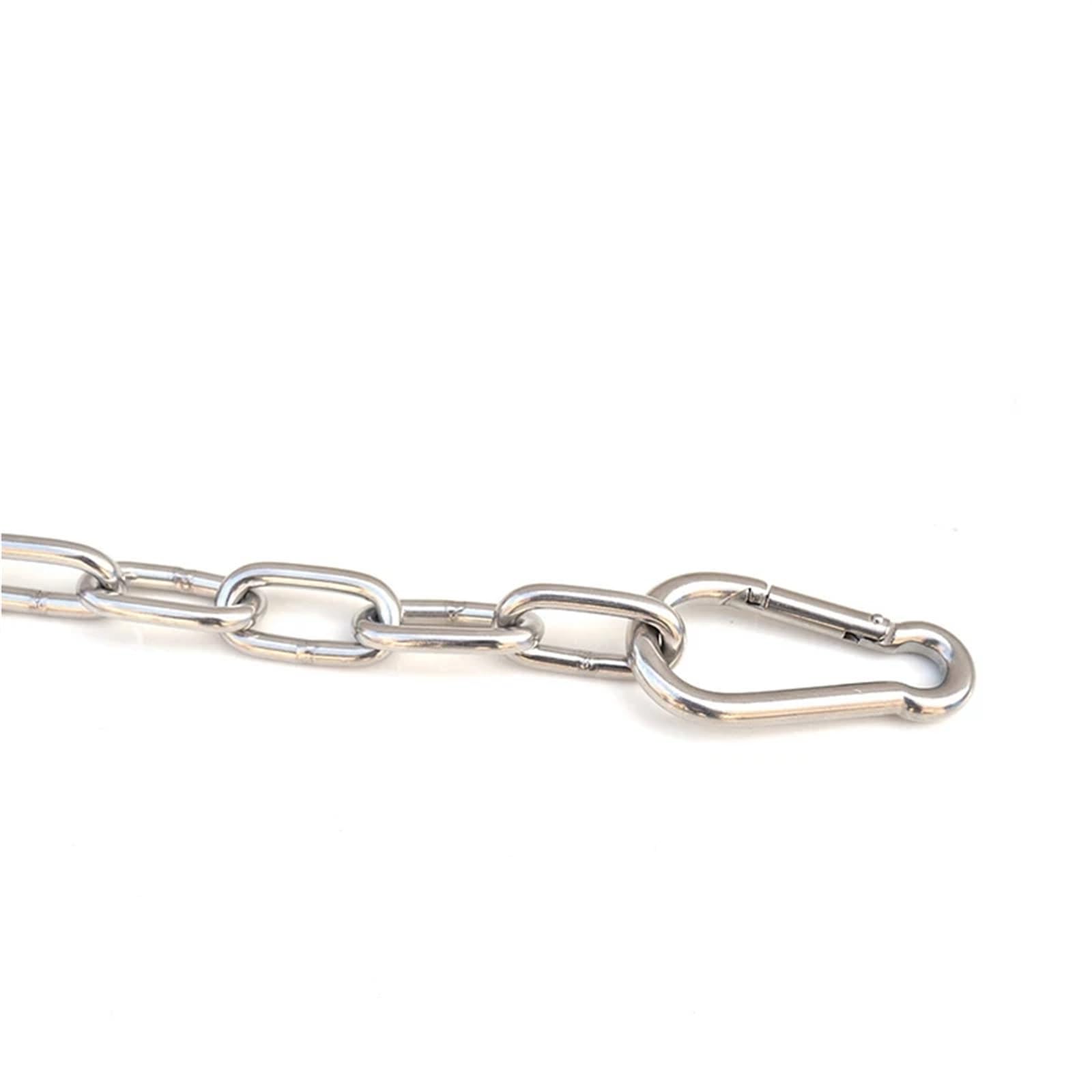 Clip a Scatto Moschettoni in Acciaio Inossidabile 304/316 for impieghi gravosi, con Clip a Molla, Fibbia di Sicurezza, Attrezzi da Campeggio for Esterni(M11x120mm,316 Stainless Steel)