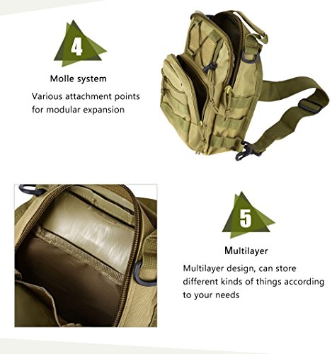Greenpromise 600D Military Tactical Backpack Shoulder Camping Hiking Camouflage Bag Hunting Backpack Utility - Image 6
