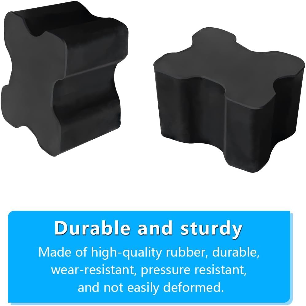 Mandark 4PCS Car Coil Spring Spacers, Heavy Duty Rubber Vehicle Front Coil Spring Booster Kit for 1" to 1.5" Coil Spring Lift, Automotive Accessories Universal for SUV, Truck, RV