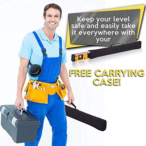 Image of Smart Level 24 Inch Digital Level: Blending Accuracy And Practicality - Electronic Level Tool, Master Precision, With Batteries & Case