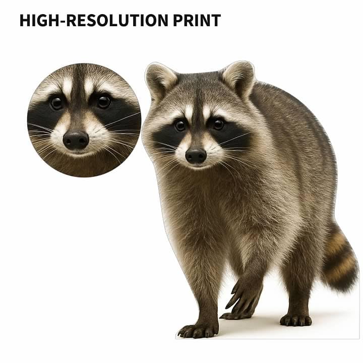 Image of Raccoon 3FT Life Size Cardboard Cutout - A Fun Animal Standup for Photo Booths, Birthday Parties, and Events