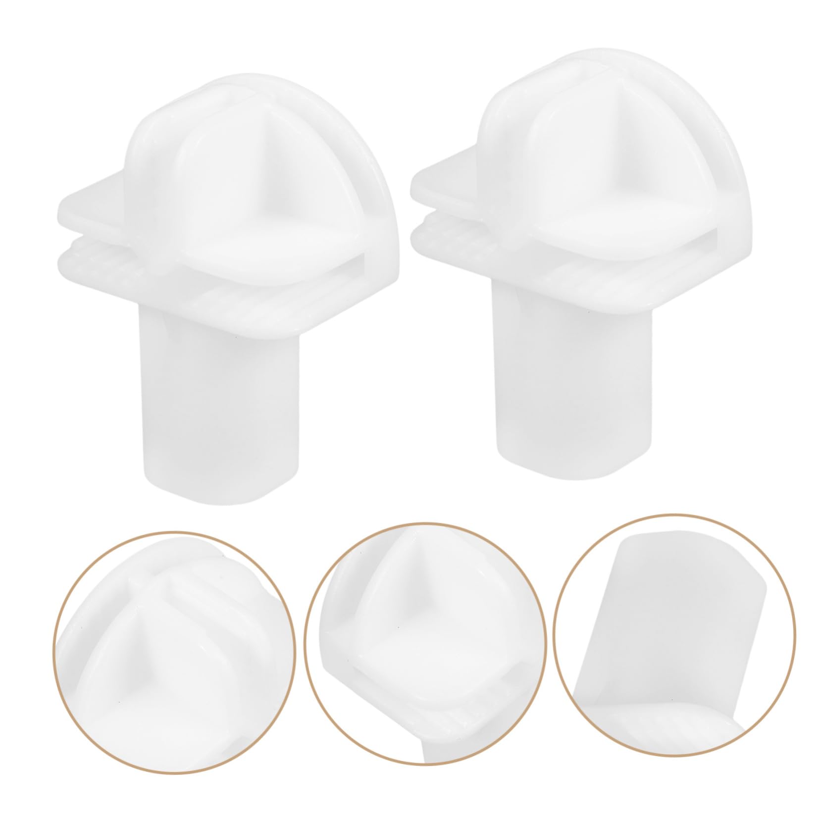 Cabilock 24piezas Conectores De Cubos De Almacenamiento De Plástico Para Estanterías y Armarios Modulares Fáciles De Usar y Resistentes Perfectos Para Crear Espacios Organizados
