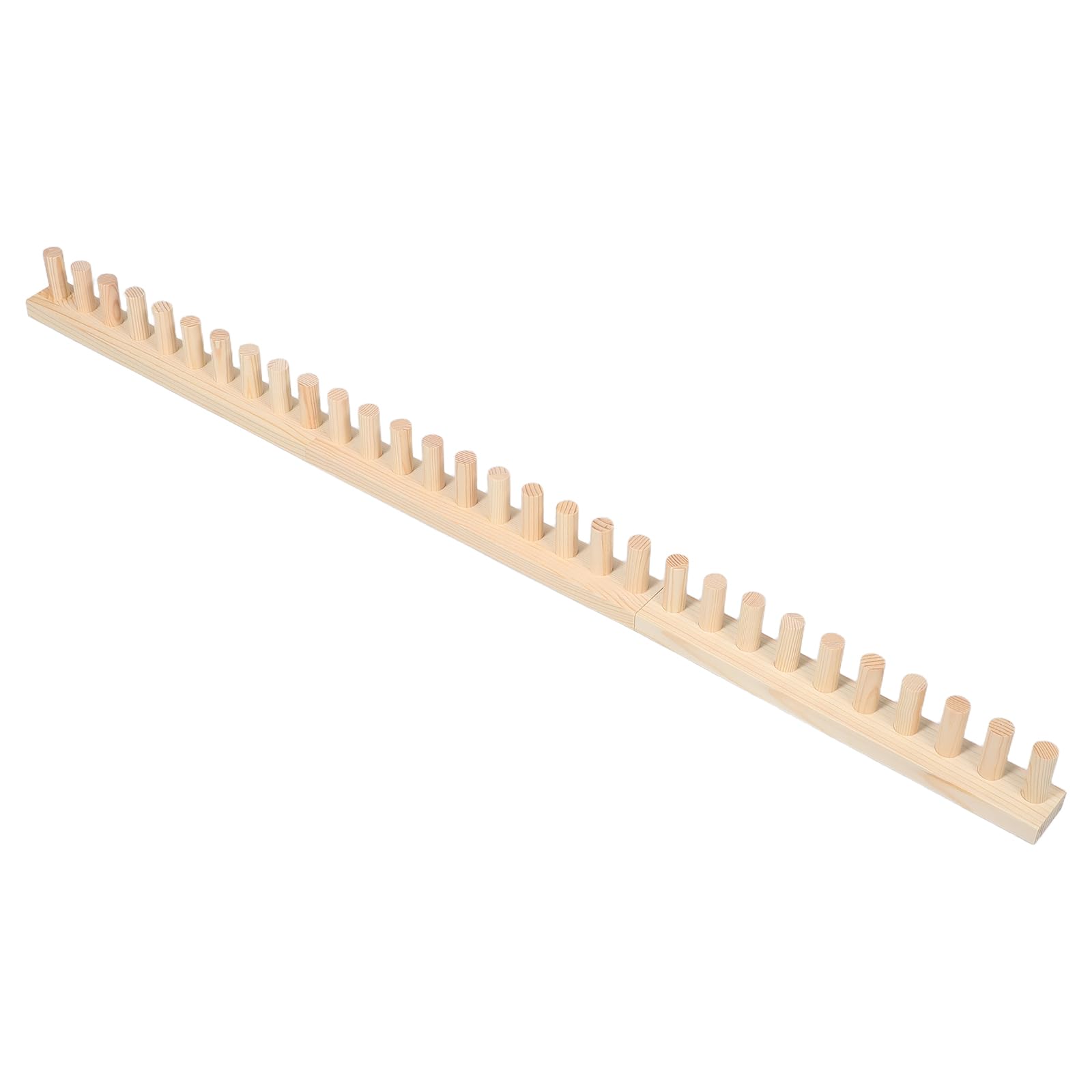 Métier à tricoter en bois portable LIFKOME 115 x 7 cm pour couverture en grosse maille