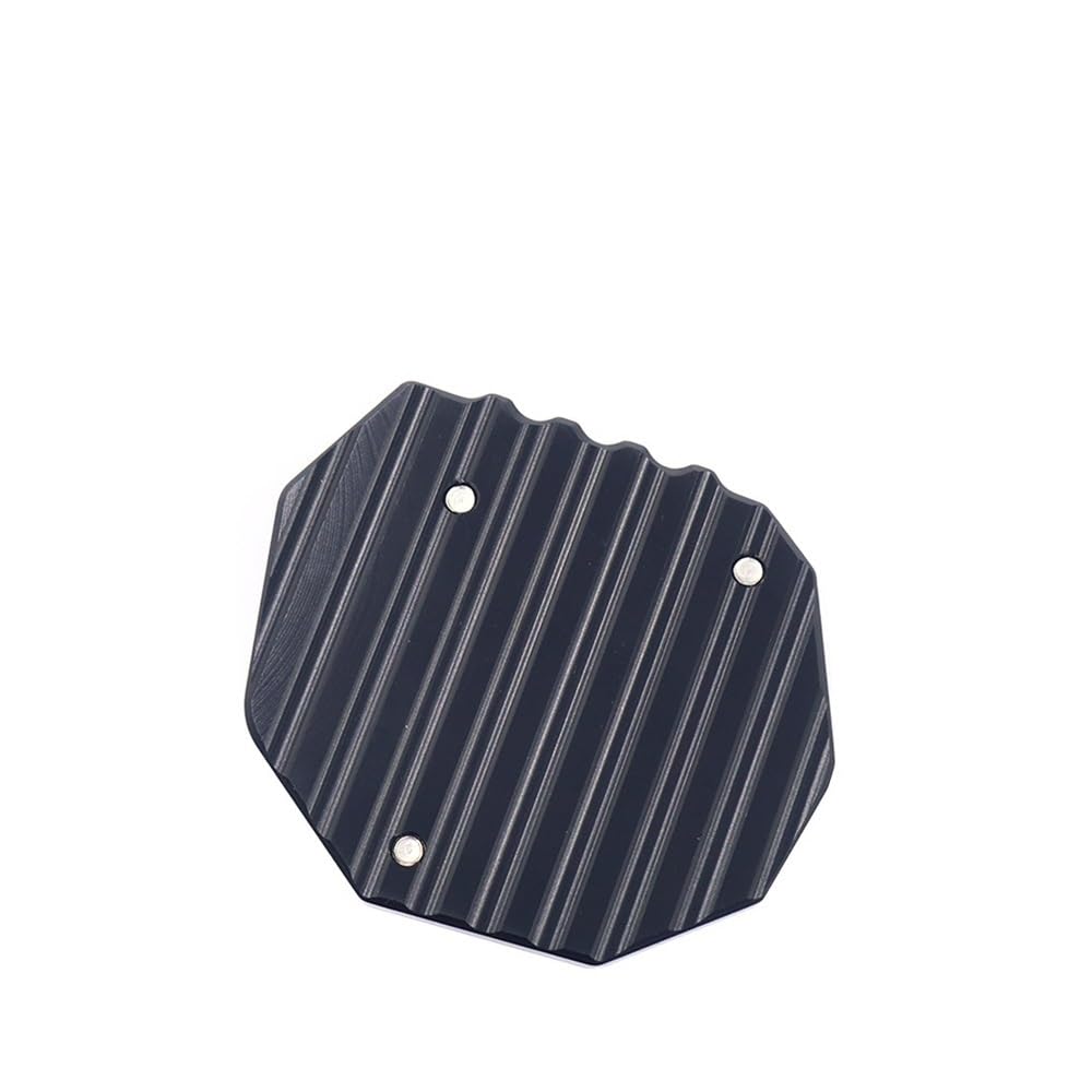 Béquille Latérale Support Moto FJHEBIOUB Pour Honda Transalp 750 XL 2023-2024 - Plaque D'extension Aluminium Antidérapante (Noir) - 3