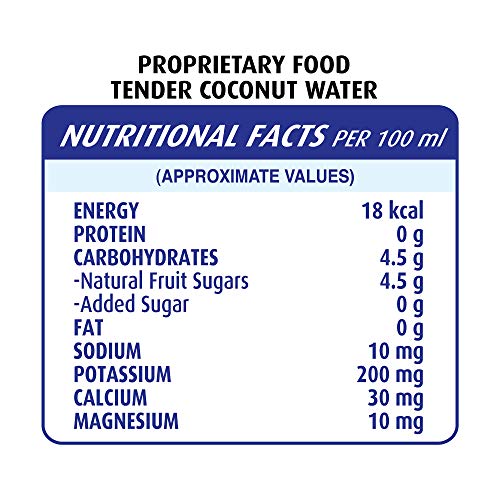 Image of DABUR Real Activ 100% Tender Coconut Water - No Added Sugars - 200ml (Pack of 18)