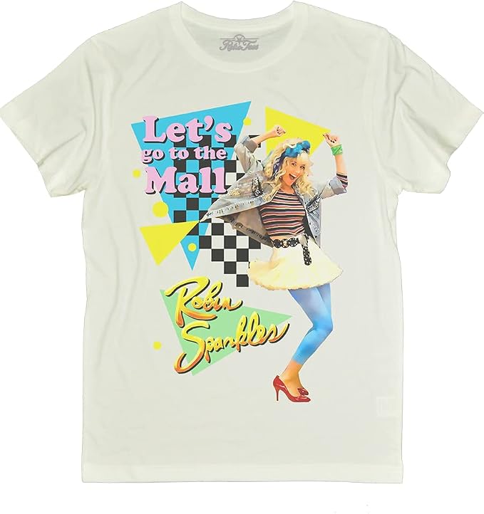 Mens Retro Robin Sparkles Lets Go to 