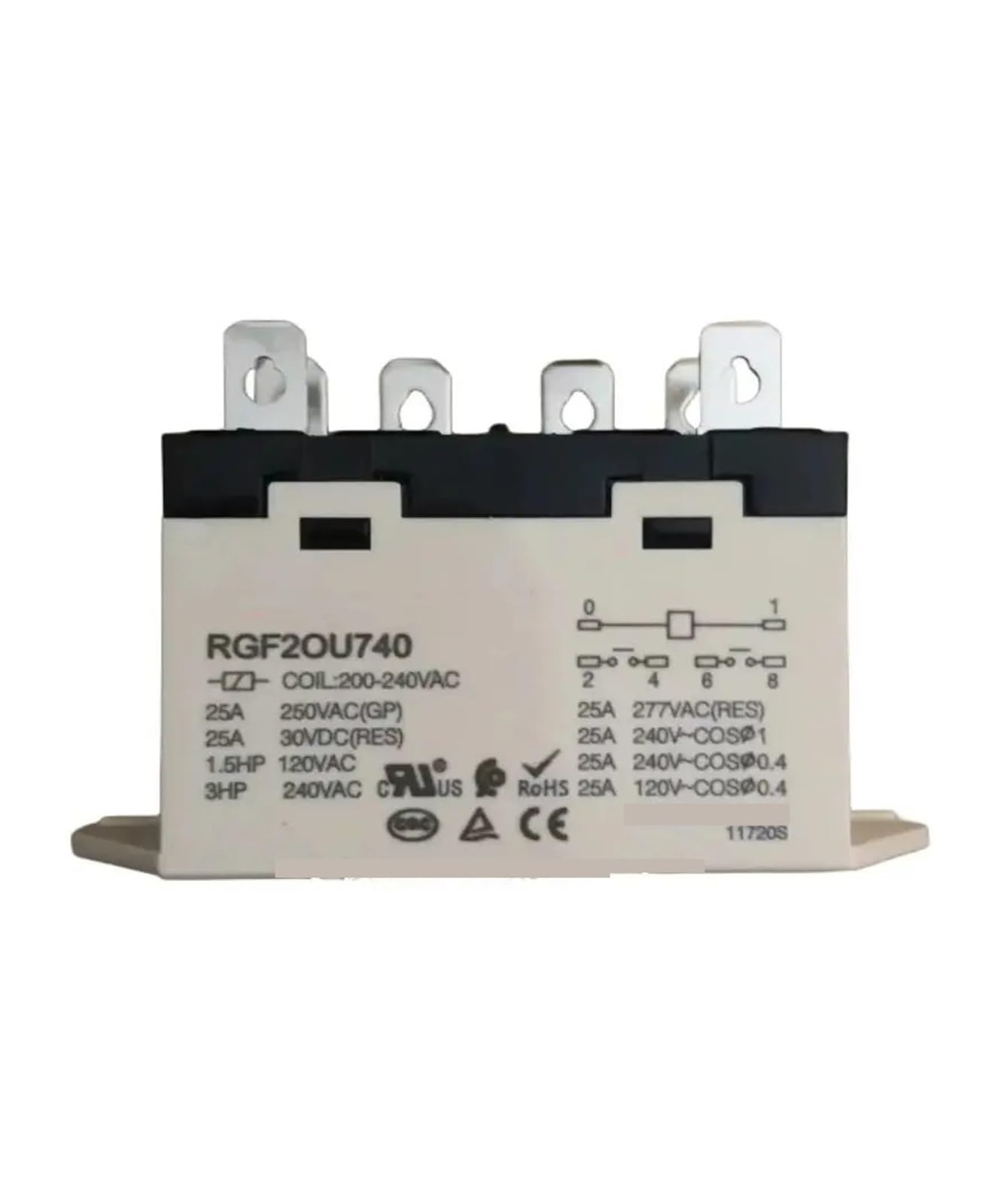 K66SIYV5KY Relay 1pcs JQX-76F-TU-2A 200-240VAC