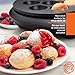 MasterChef Electric Ebelskiver Maker Delicious Homemade Japanese Takoyaki, Donut Holes, Cake Pops, Octopus Balls, Aebleskivers, Danish- Nonstick Easy Clean Appliance, Fun Gift