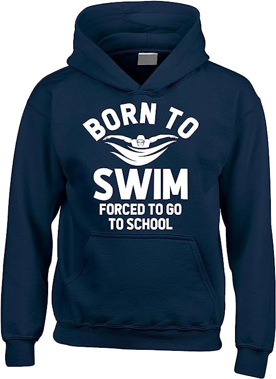 Sweat à capuche imprimé blanc bleu Edward Sinclair vêtement de sport enfant