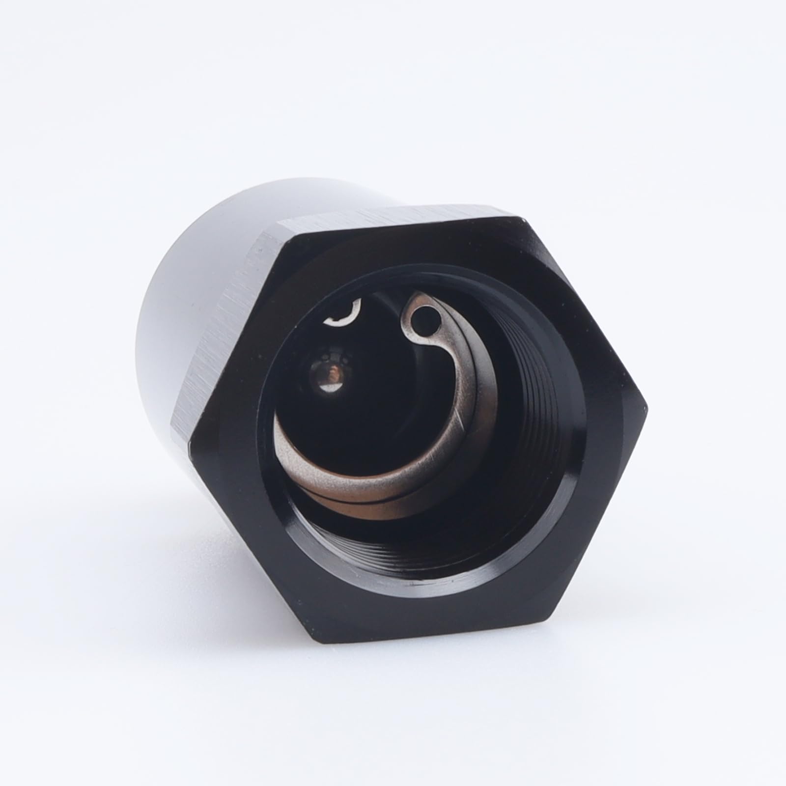 RACERDIRECT Rollover Vent – #8 AN Fitting With Washer, Anodized Blue