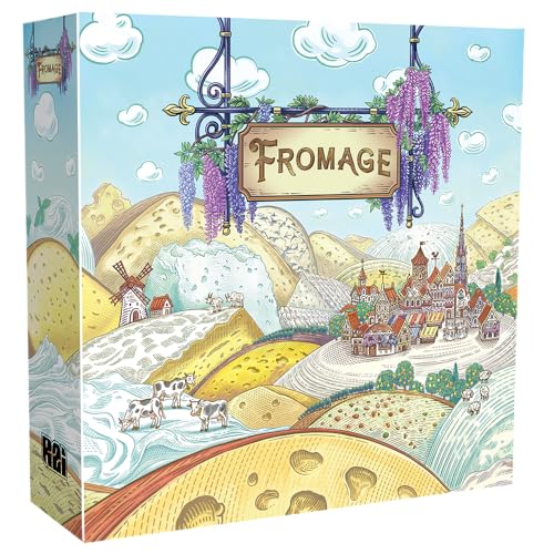 R2i Games Fromage Board Game - French Cheesemaking Strategy Game,