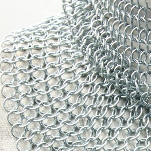 Medieval Warrior Chainmail Coif Armor, 18.75 Inches - Image 5