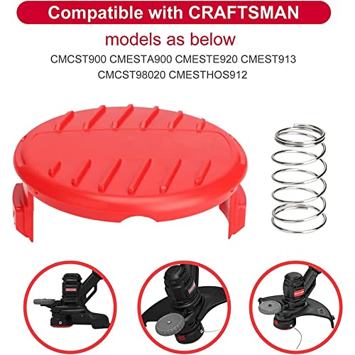 Thten Cmzst0653 Cmzst065 String Trimmer Spool Line 30Ft 0.065" Compatible With Craftsman String Trimmer Cmcst900,Cmesta900,Cmeste920,Cmzst98020,Cmcst915 Cmest913 Cap Model Cmzst120Sc(8 Packs) #TOP3